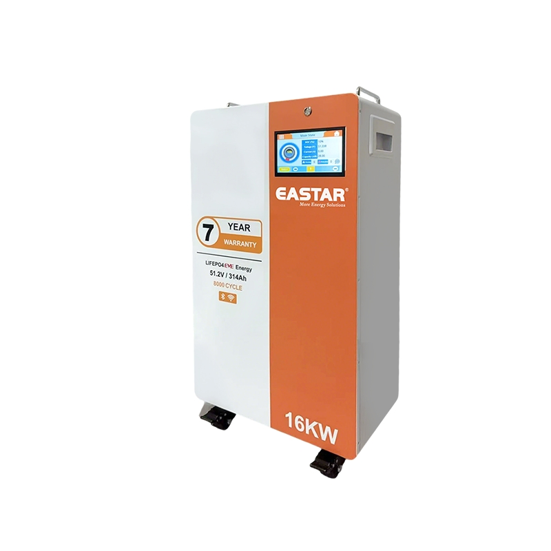 51.2V 16kwh 32kwh LiFePO4 نظام تخزين الطاقة المنزلية القابلة للإزالة احتياطي خارج الشبكة
