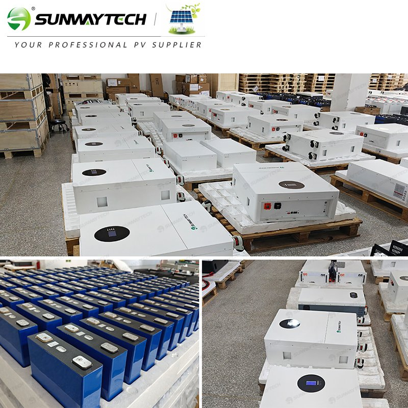 سوناوي 10-Year ضمان 10kw LiFePO4 بطارية 16kwh بطارية ليثيوم أيون شمسية 51.2V 200ah LiFePO4 لتخزين الطاقة المنزلية