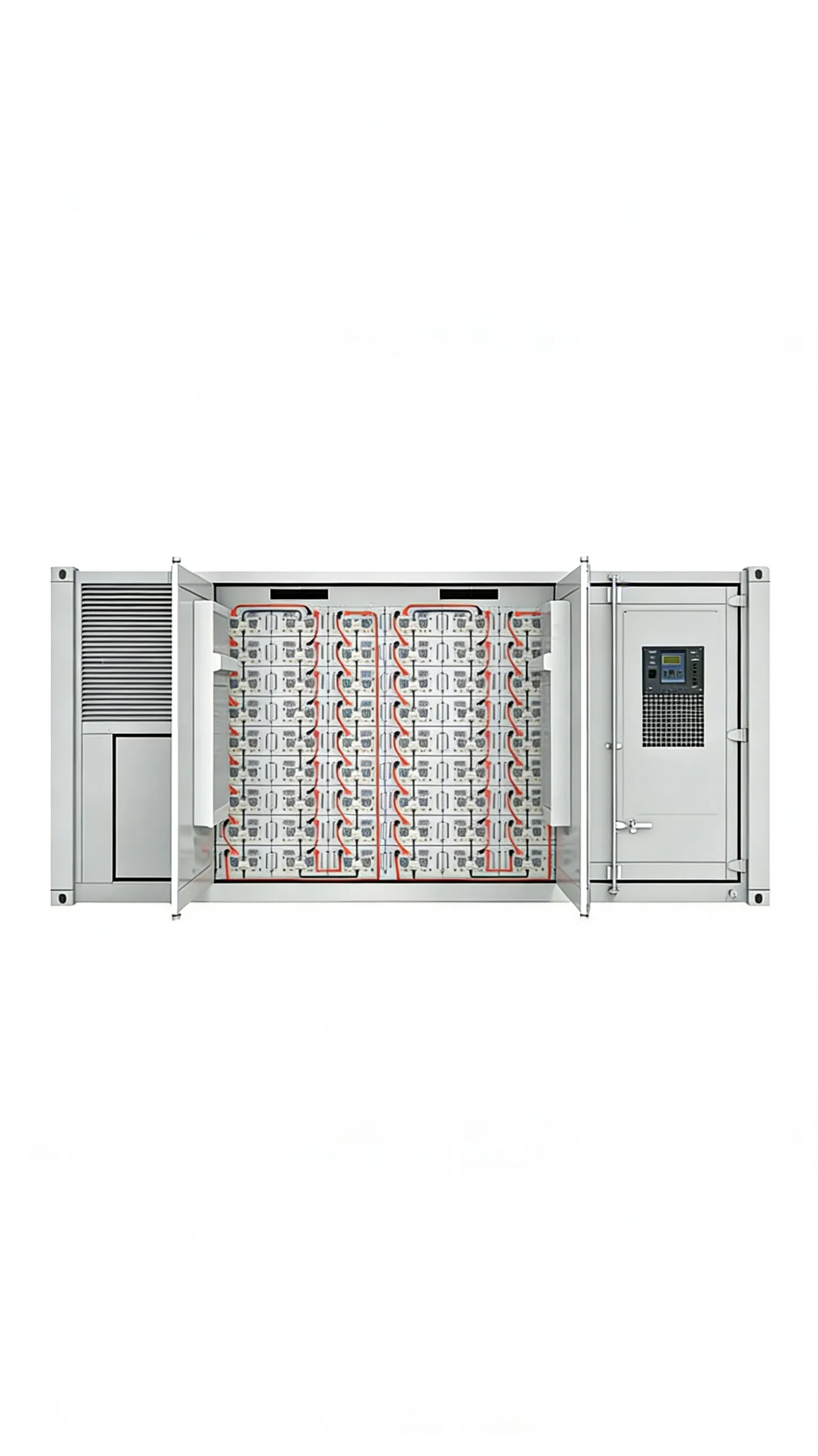 3mwh حاوية مبردة سائلة LiFePO4 تخزين الطاقة بالبطاريات للاستخدام الصناعي والتجاري