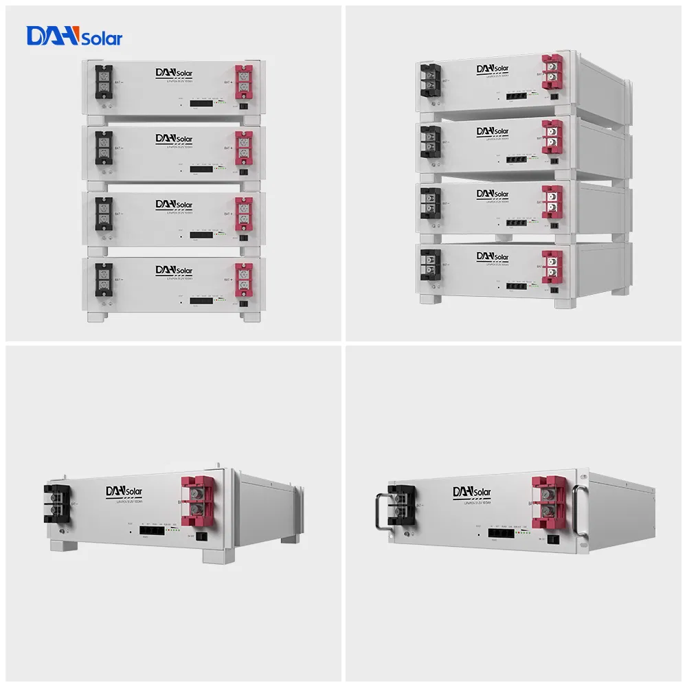 تخزين الطاقة الشمسية المنزلية 10kwh 48V 100ah 200ah 300ah بطارية ليثيوم مثبتة على الرف