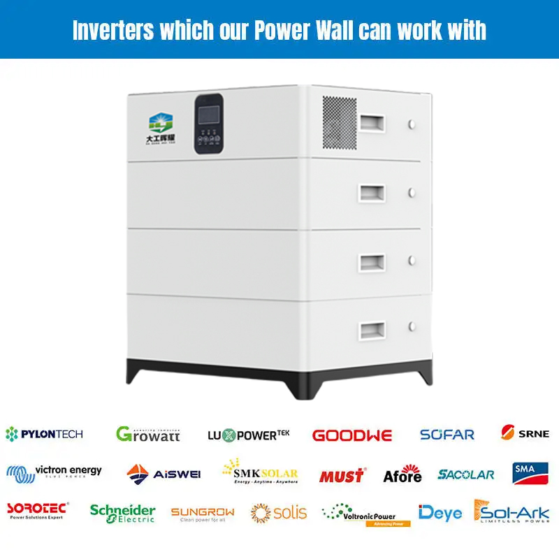نظام تخزين الطاقة المنزلية مع بطارية ليثيوم شاملة 5kwh 10kwh 15kwh 20kwh وعاكس خارج الشبكة 6kw 10kw
