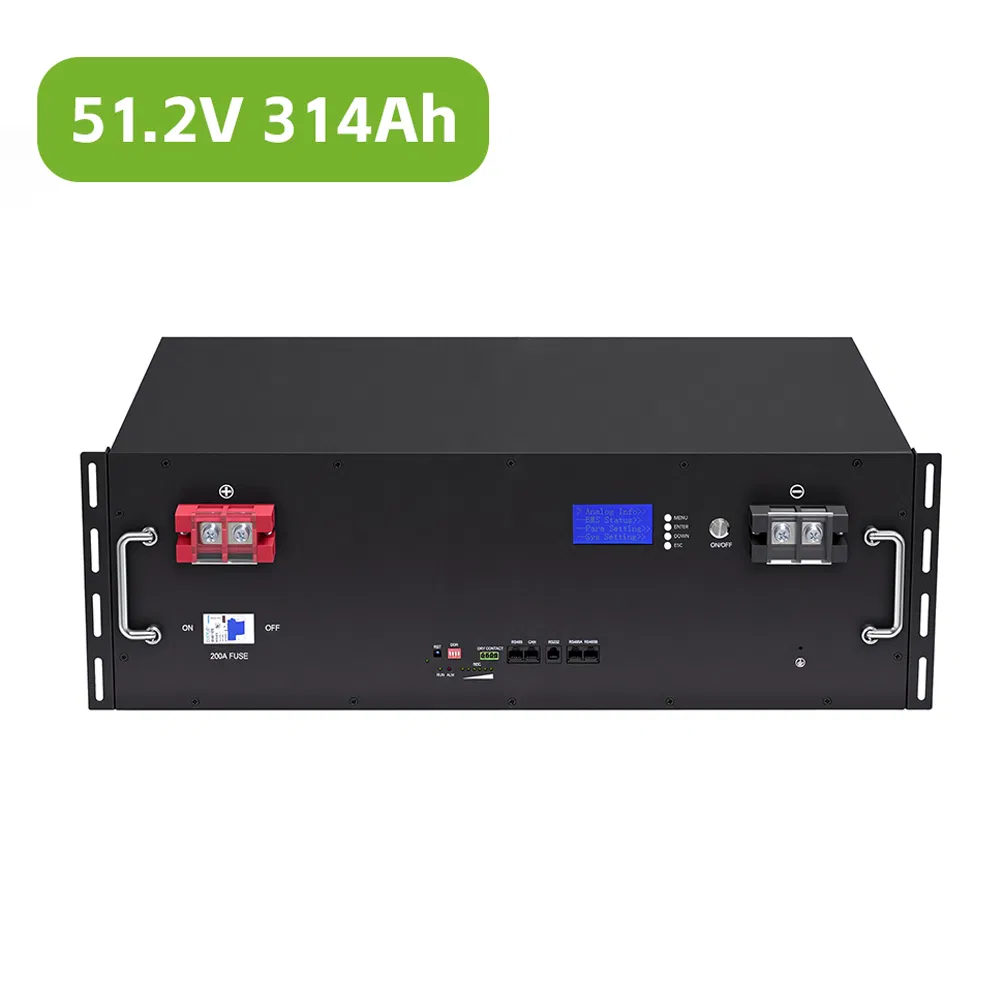 مصنع الصين 48V 51.2V 100ah 200ah 300ah 314ah 5kwh 10kwh 15kwh 16kwh LiFePO4 بطارية ليثيوم مثبتة على الرف لتخزين الطاقة الشمسية لنظام تخزين الطاقة المنزلية