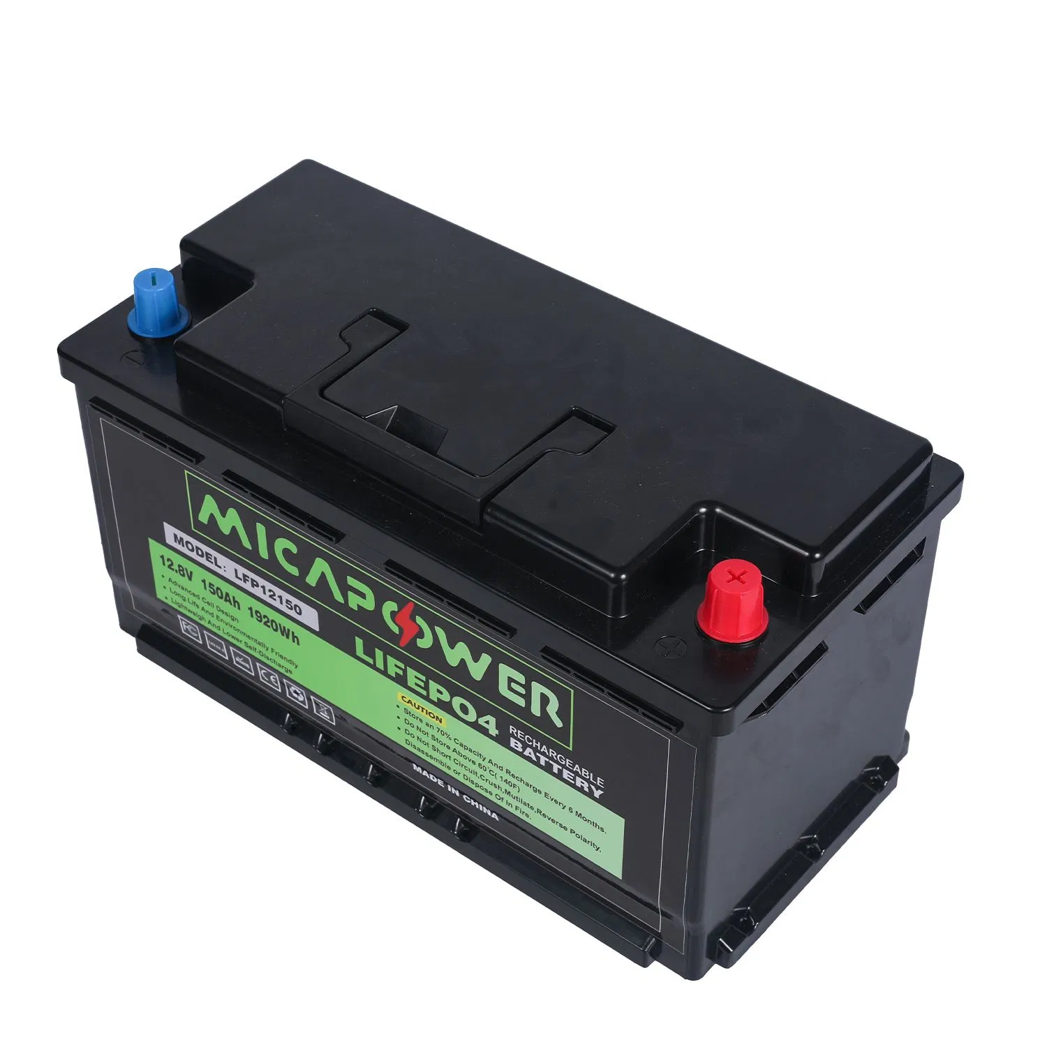 17 سنوات المصنع LiFePO4 بطارية 12V 100ah 150ah 200ah حزمة بطارية ليثيوم LFP لسيارات RV/عربات الجولف/اليخوت/الطاقة الشمسية/تخزين الطاقة مع CE Un38.8