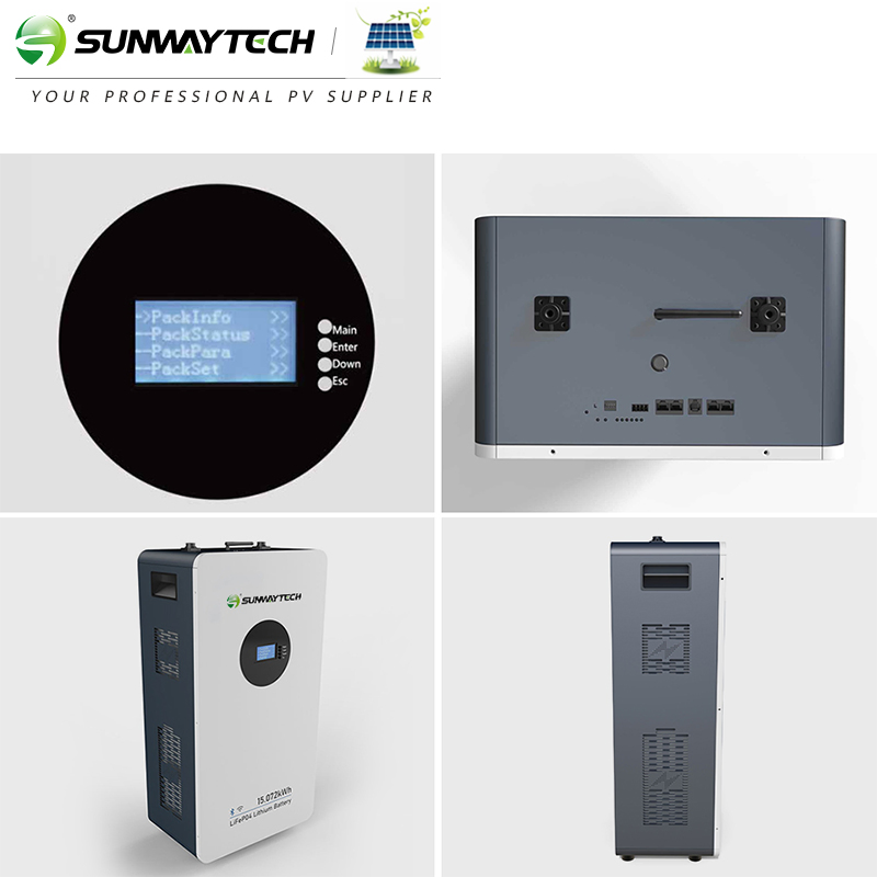 سوناوي 10-Year ضمان 10kw LiFePO4 بطارية 16kwh بطارية ليثيوم أيون شمسية 51.2V 200ah LiFePO4 لتخزين الطاقة المنزلية