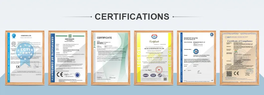 Certificates