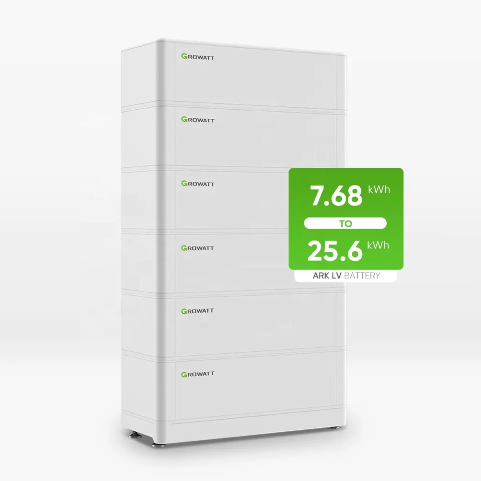 نظام بطارية فوسفات الحديد الليثيوم منخفض الجهد Growatt Ark LV 2.56kwh إلى 25.6kwh تخزين الطاقة منخفض الجهد LiFePO4 بطارية 2.56kwh