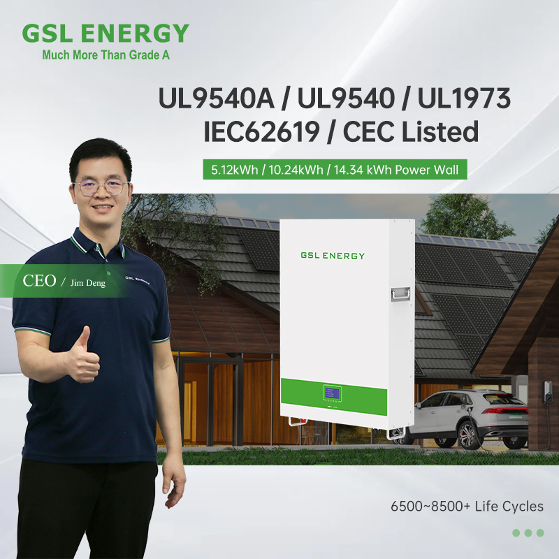 تخزين الطاقة المنزلية 51.2V 48V 200ah LiFePO4 بطارية 48V 100ah 200ah بطارية ليثيوم أيون مع عاكس هجين وشاحن MPPT