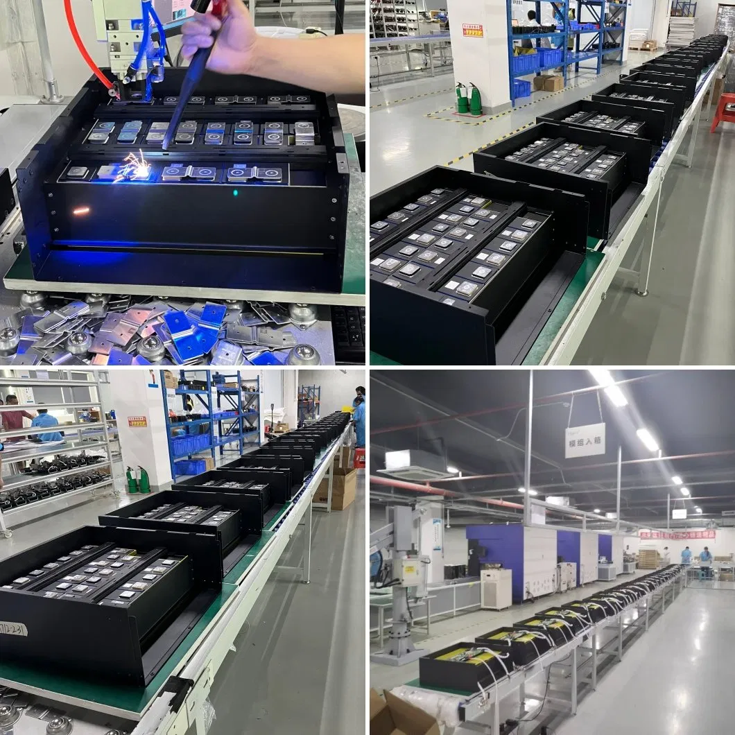 20-66kwh نظام البطارية عالية الجهد 51.2V 100ah مثبت على الرف LiFePO4 بطارية لتخزين الطاقة التجارية والسكنية