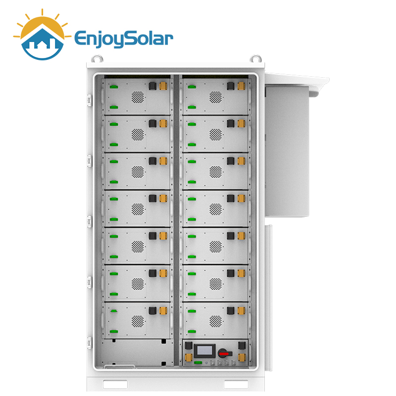جميع في واحد 100kwh 200kwh 300kh الطاقة الشمسية LiFePO4 حزمة بطارية ليثيوم في IP55 جميع في واحد خزانة خارجية للاستخدام في نظام تخزين الطاقة الشمسية التجارية