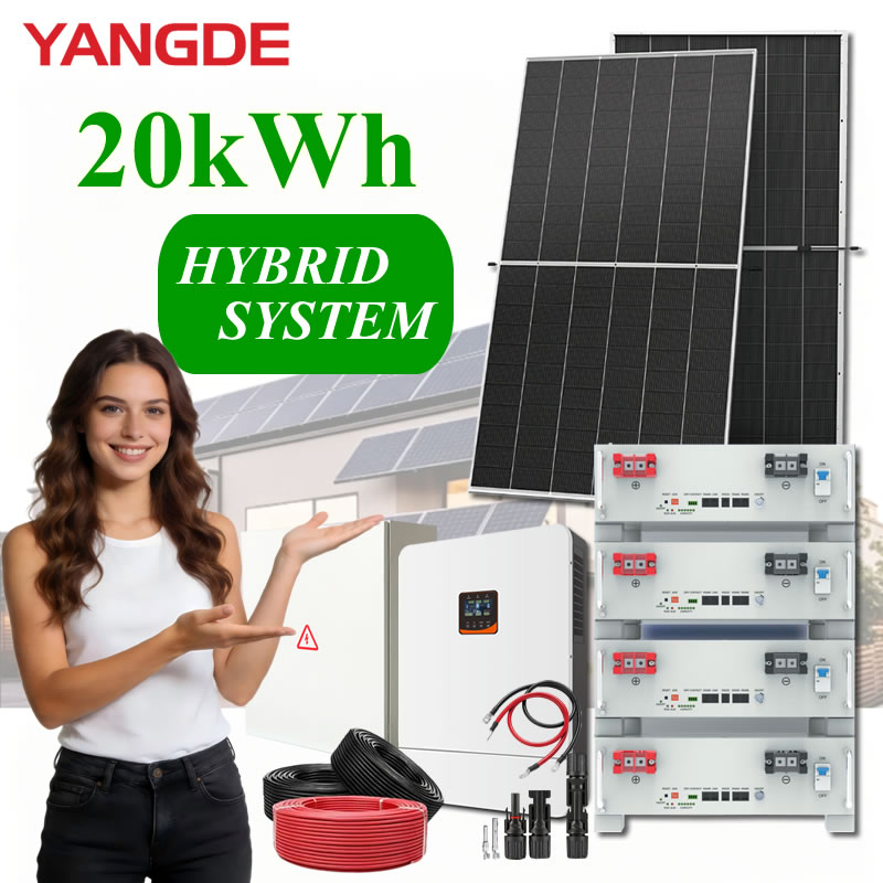 10kw 20kwh نظام تخزين الطاقة الهجينة لبطارية الليثيوم المنزلية CE