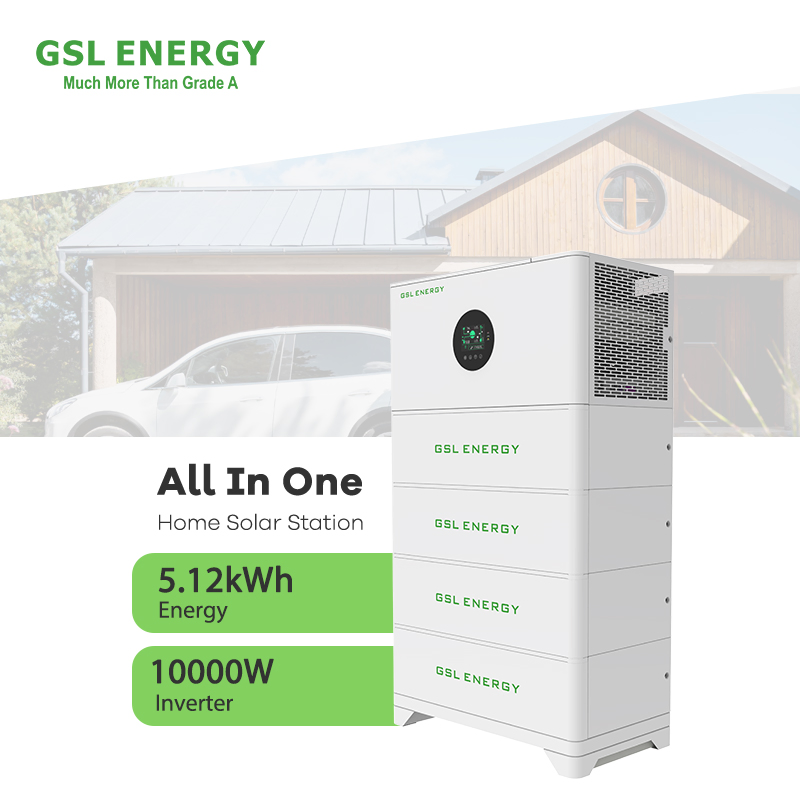 نظام تخزين الطاقة المنزلي من جيسل للطاقة، بطارية عاكس شامل 20.48kwh 51.2V 10.24kwh مثبت على الأرض LiFePO4