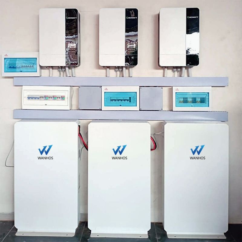 بطارية ليثيوم فعالة 5kwh لتخزين الطاقة المثبتة على الحائط