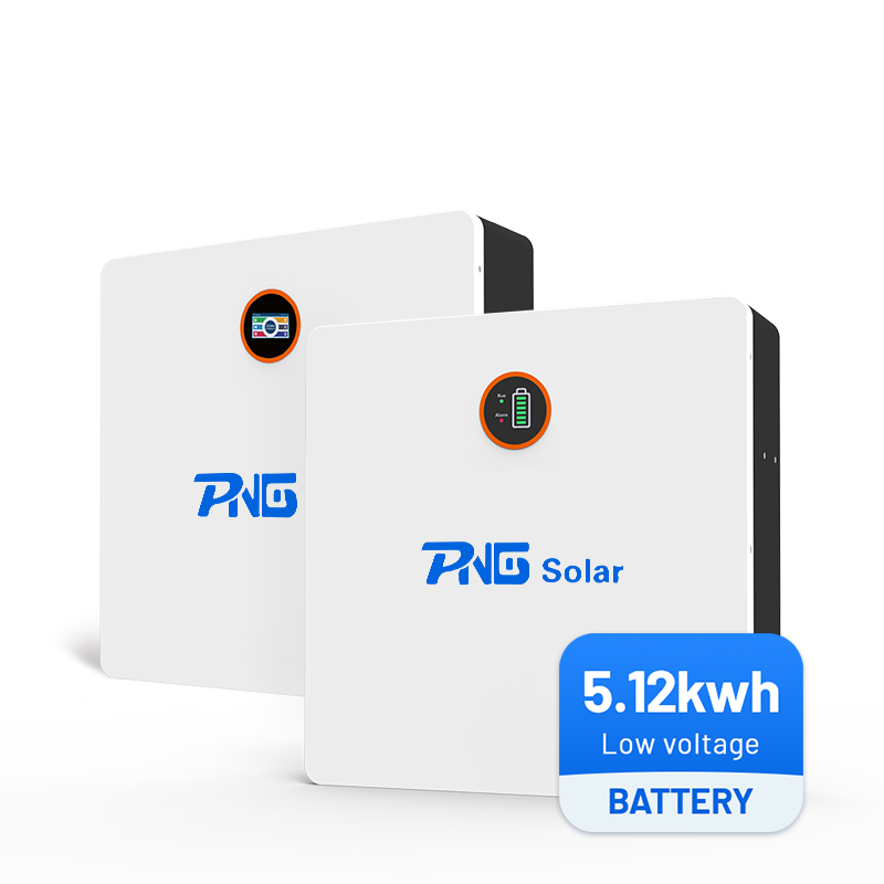 بطارية ليثيوم مثبتة على الحائط 51.2V 100ah 5kwh LiFePO4 بطارية تخزين الطاقة الجدارية