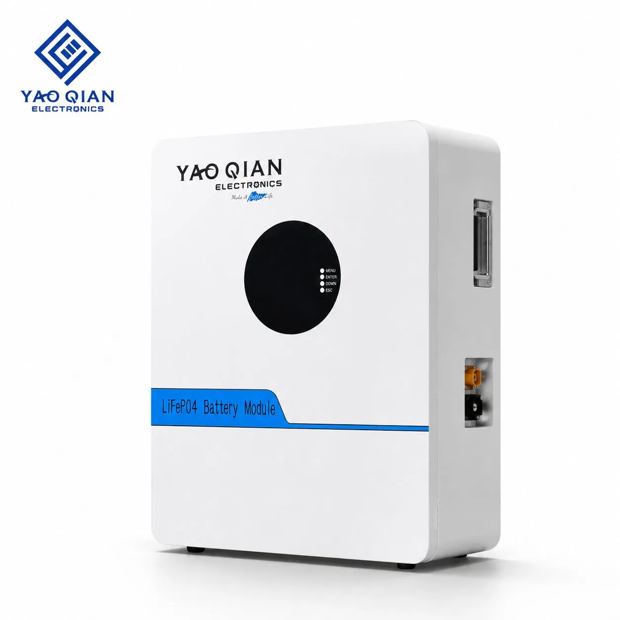 51.2V200ah 10kwh سكني LiFePO4 بطارية مثبتة على الحائط للمنزل (YQ-200W-LV)