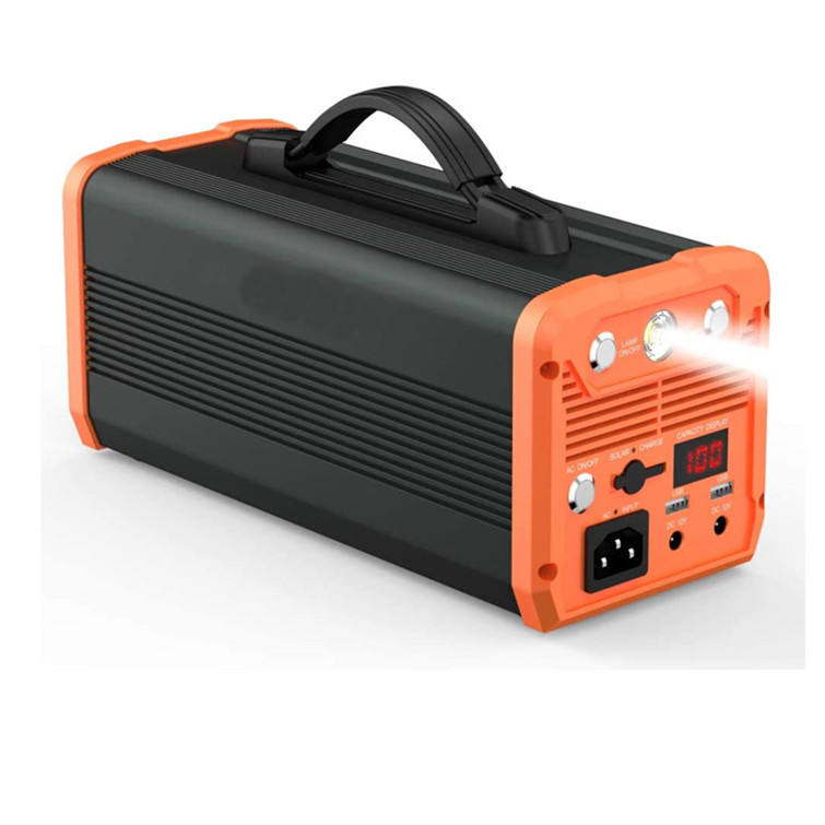 300W 500W مولد الطاقة المتجددة 532.8wh 144000mAh 220V/110V بطارية تخزين خارجية