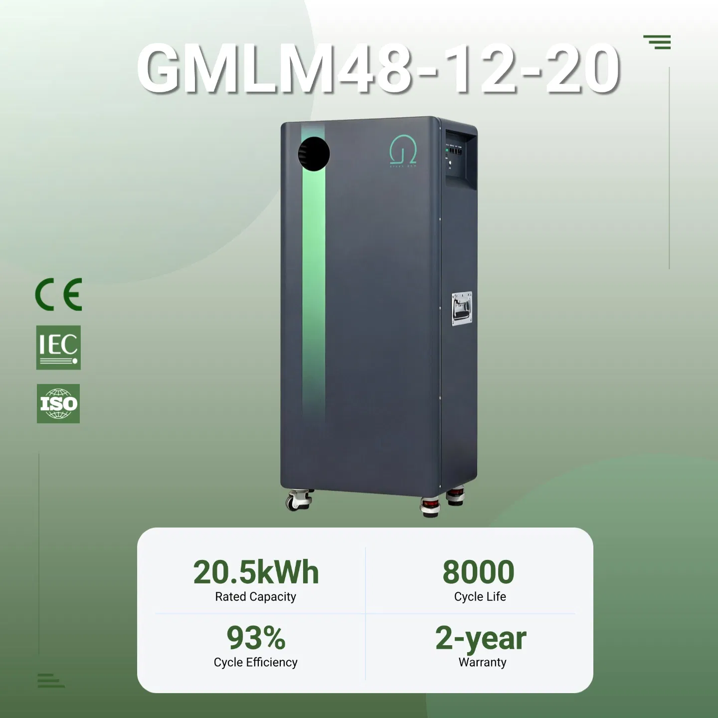 20kwh بنك بطاريات ليثيوم أيون للاستخدام المنزلي 200ah دورة عميقة LiFePO4 نظام تخزين الطاقة بالبطارية للطاقة الاحتياطية الشمسية