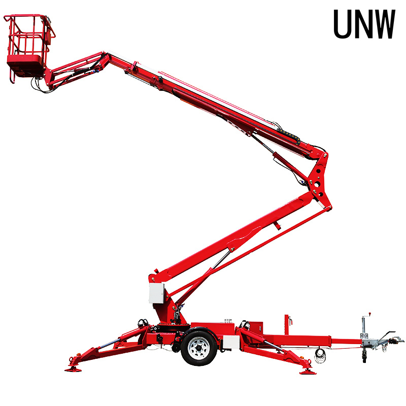 CE Approved Electric Power Man Lift Articulated Boom Lift with Crawler or Wheels