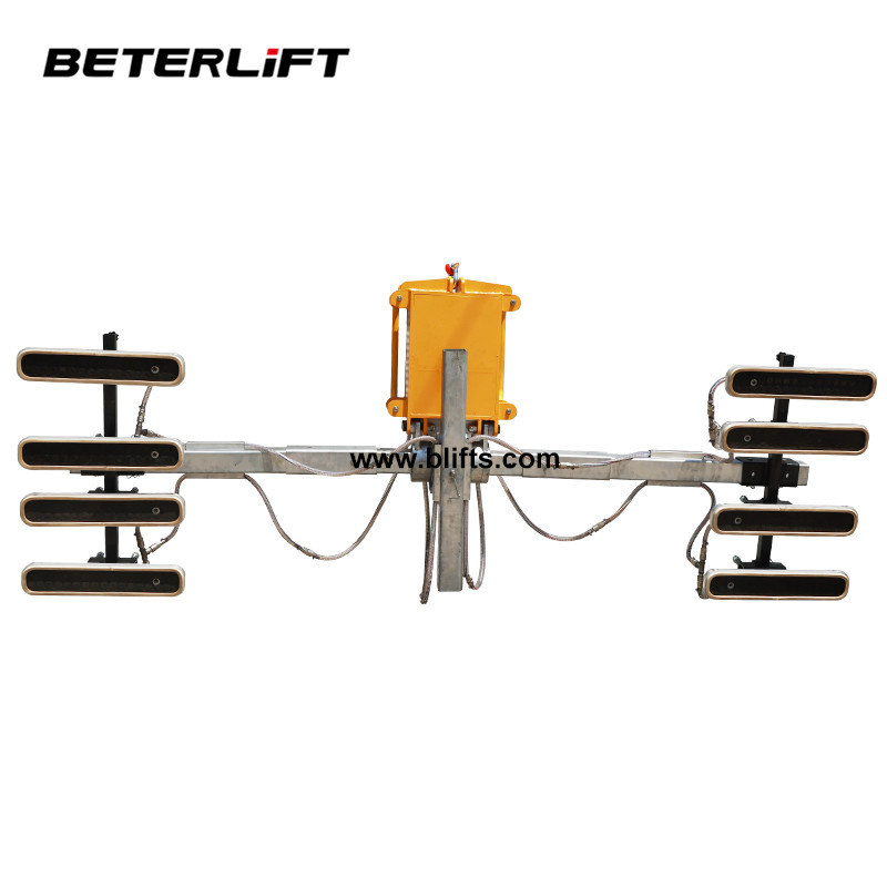 Jib Crane Use Electric Slab Lifter Pneumatic Suction Cup Glass Sandwich Panels Vacuum Lifter 300kg 500kg