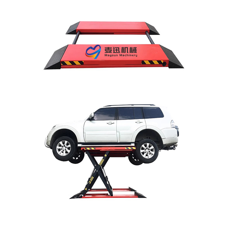 3.5tons Hydraulic Thin on Ground Mobile Garage Scissor Car Lift