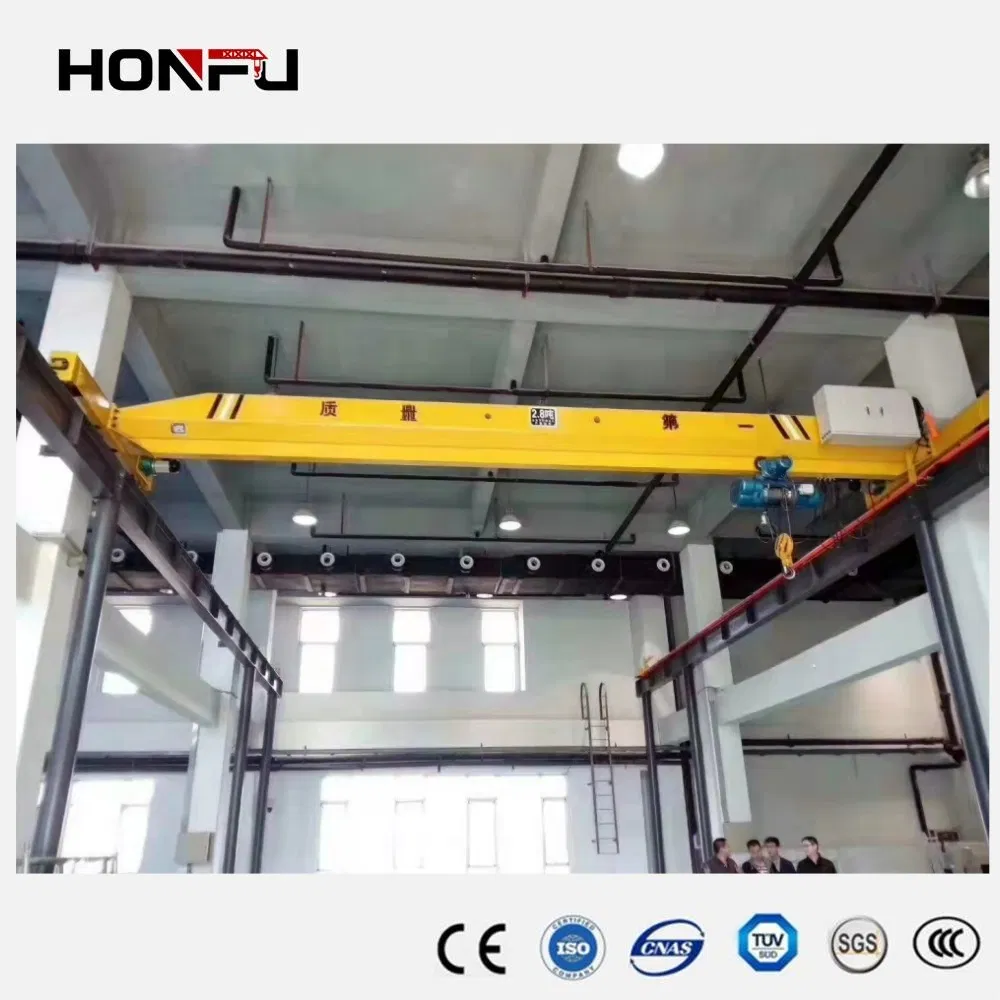 Bridge Model Remote Control Single Beam Overhead Gantry Crane with Chain Hoist