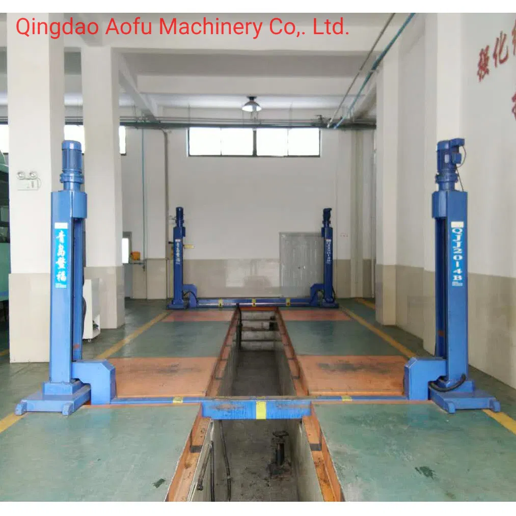 Heavy Duty Base Plate Four Post Auto Car Lift with CE