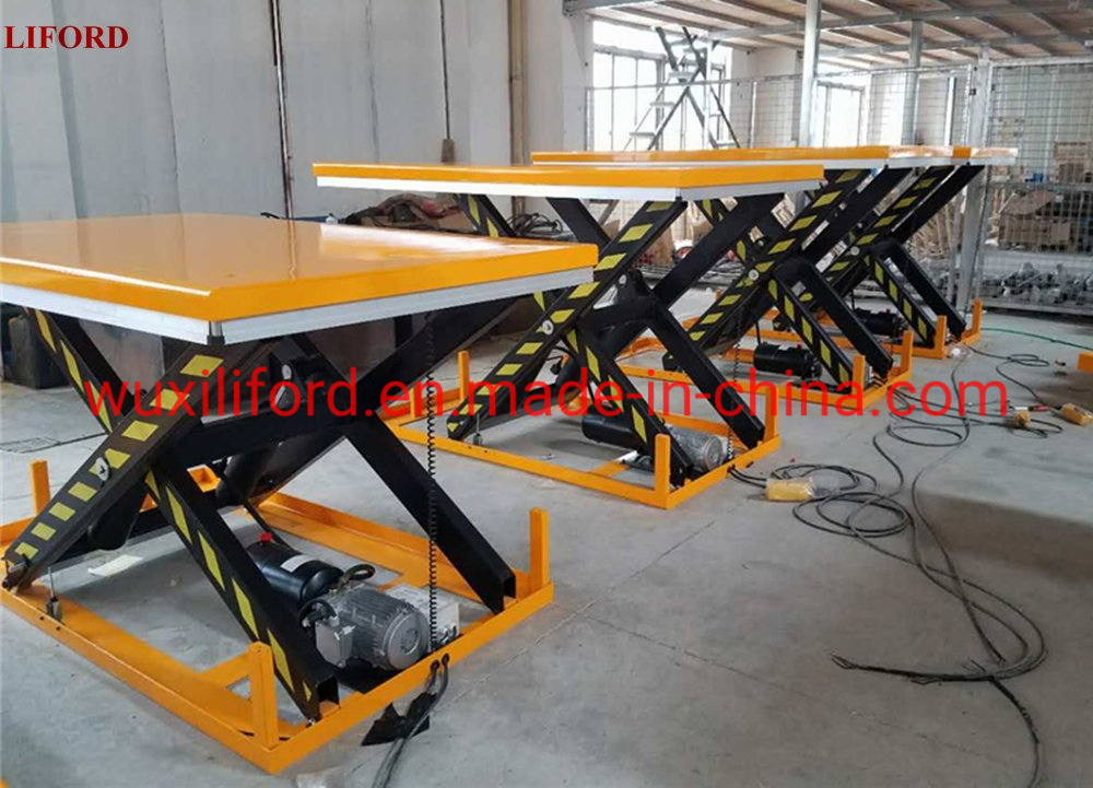 1t 2t 4t Electric Scissor Lift Hydraulic Lift Table Hydraulic Lifting Table