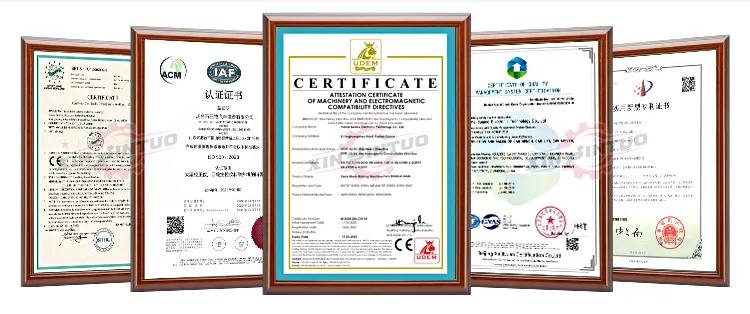 CE ISO Certifications