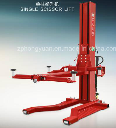Hongyuan Two-Postground Mounted Full Rise Auto Hoist Hydraulic Stationary Scissors Car Lift