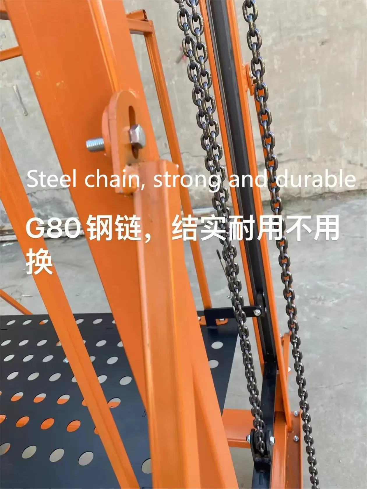 300/500kg New Fold Adjustable Portable Electric Scaffold 6m Lift Platform Safety Elevator Automatic Remote Control Mobile Lift