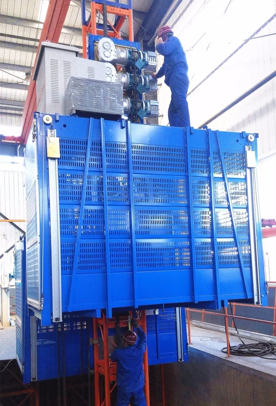 Building Material Hoisting Construction Machinery Mast Section Rack and Gear Lift Spare Parts