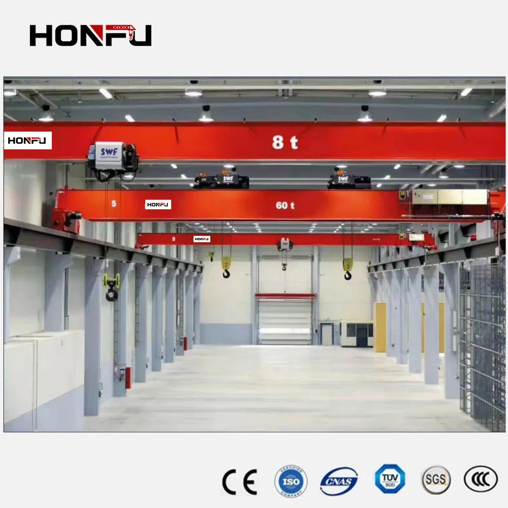 Bridge Model Remote Control Single Beam Overhead Gantry Crane with Chain Hoist