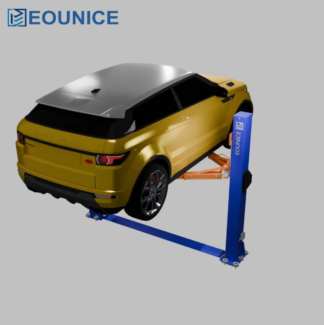 Heavy-Duty Manual Release Floor Plate Lift for Auto Shops