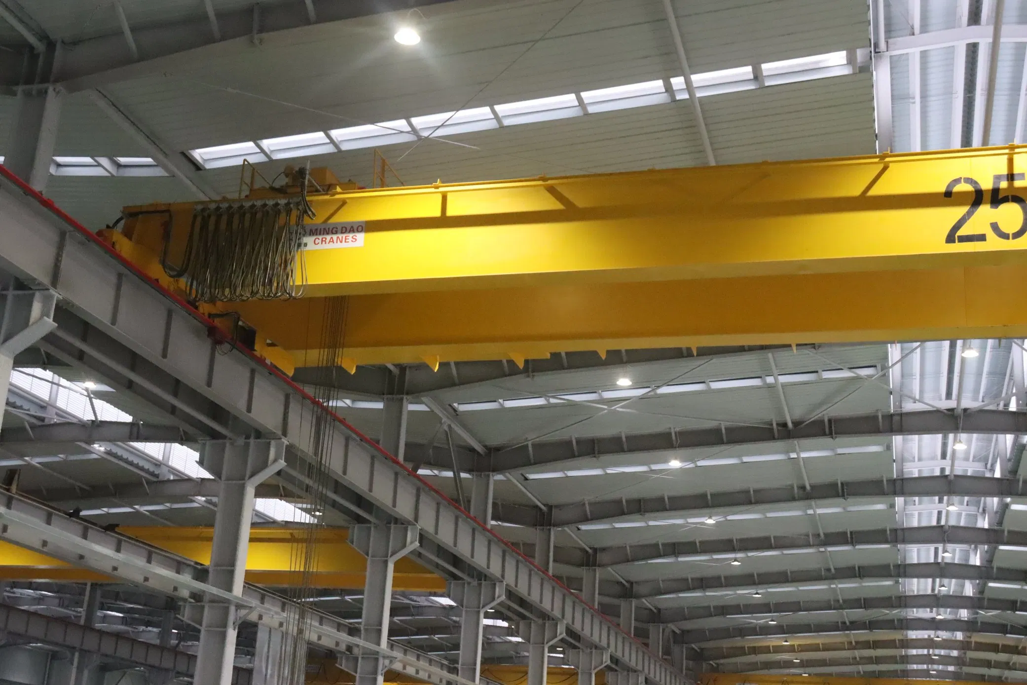 Electric Support Overhead Crane Double Beam VFD Trolley Double Lift Speed