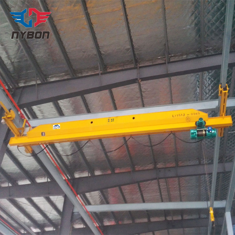 Light Duty Single Girder Overhead Bridge Crane to Lift Glass or Mould