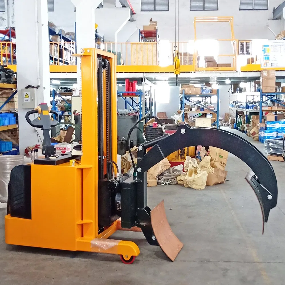 500kg 360degree Tilting Electric Lift Drum Barrel Lifter Tipper Paper Roll Stacker