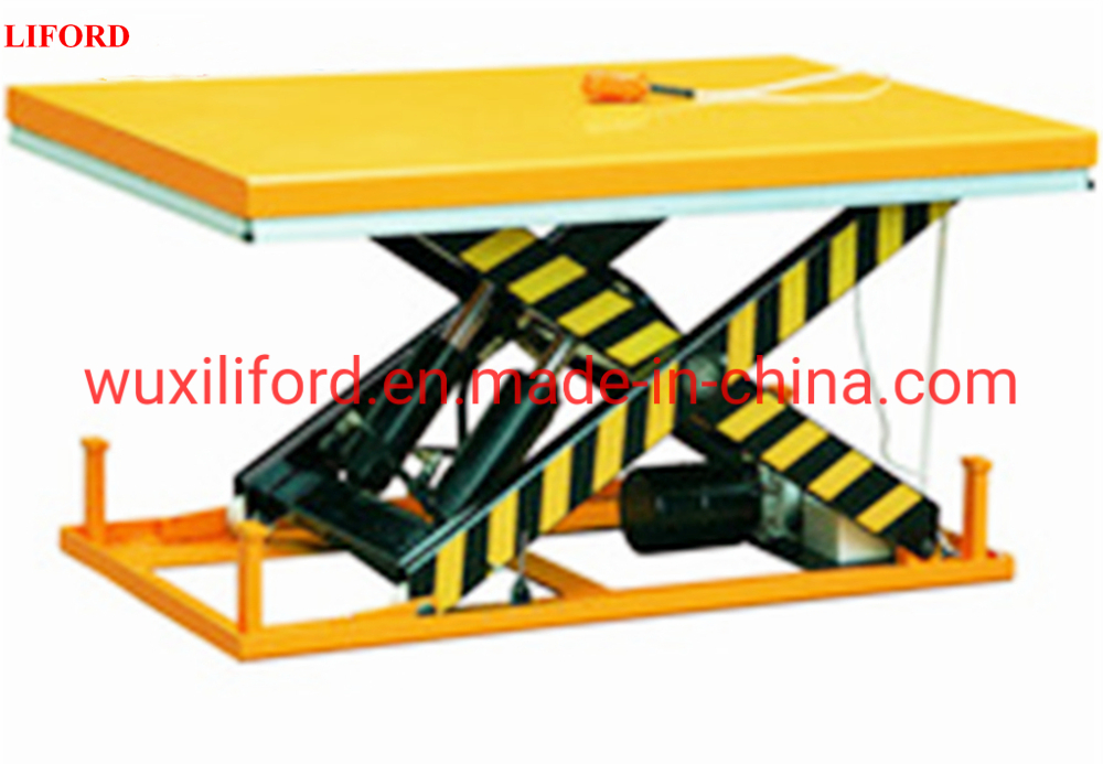 1t 2t 4t Electric Scissor Lift Hydraulic Lift Table Hydraulic Lifting Table