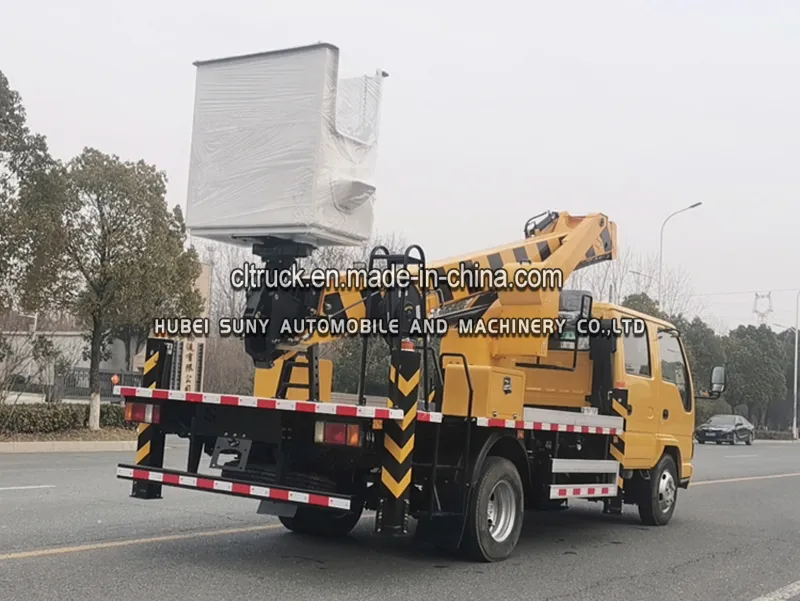 Operation Truck Mounted Boom Lift