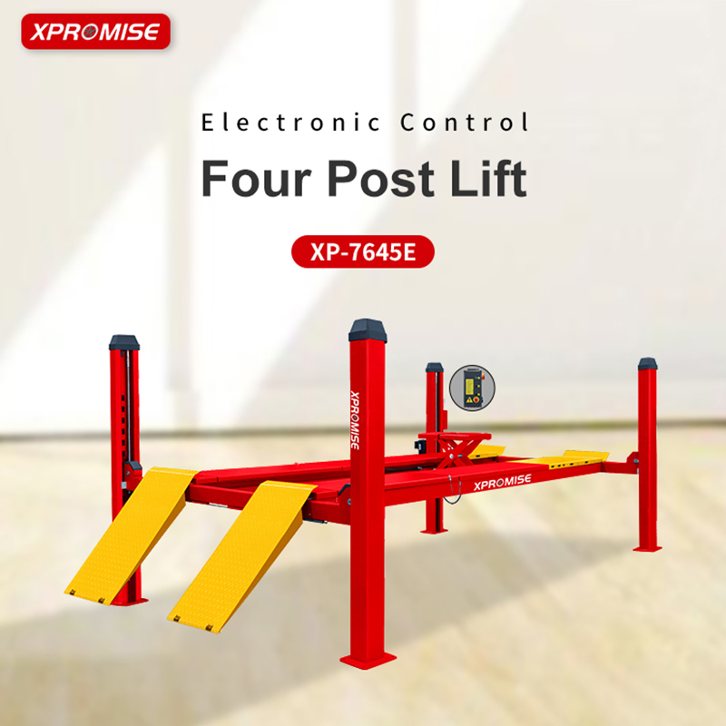 Hot Sales Electric Control Four Post Lift XP-7645e Hydraulic Car Lifter Price