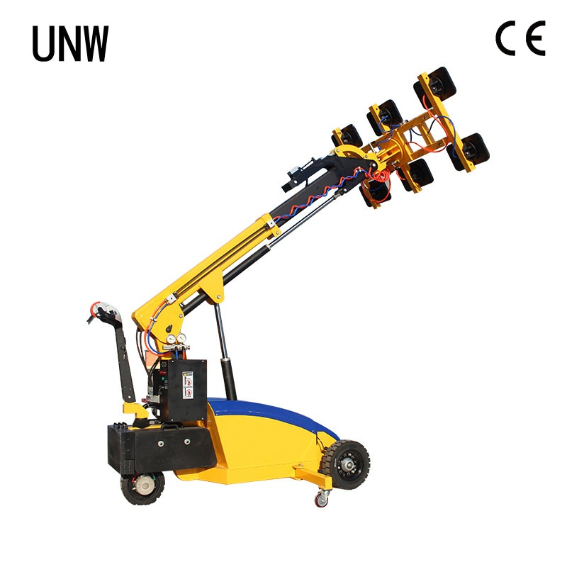 Battery Power Hydraulic 400/600/800kg Trolley Vacuum Glass Robotic Lifts Wich CE ISO