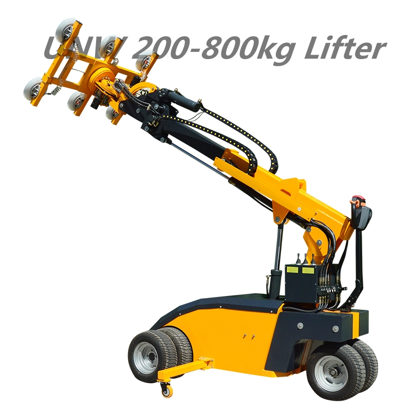 400-800kg Rough Terrain Model Double Pneumatic Tires Vacuum Lift for Grass and Muddy Road
