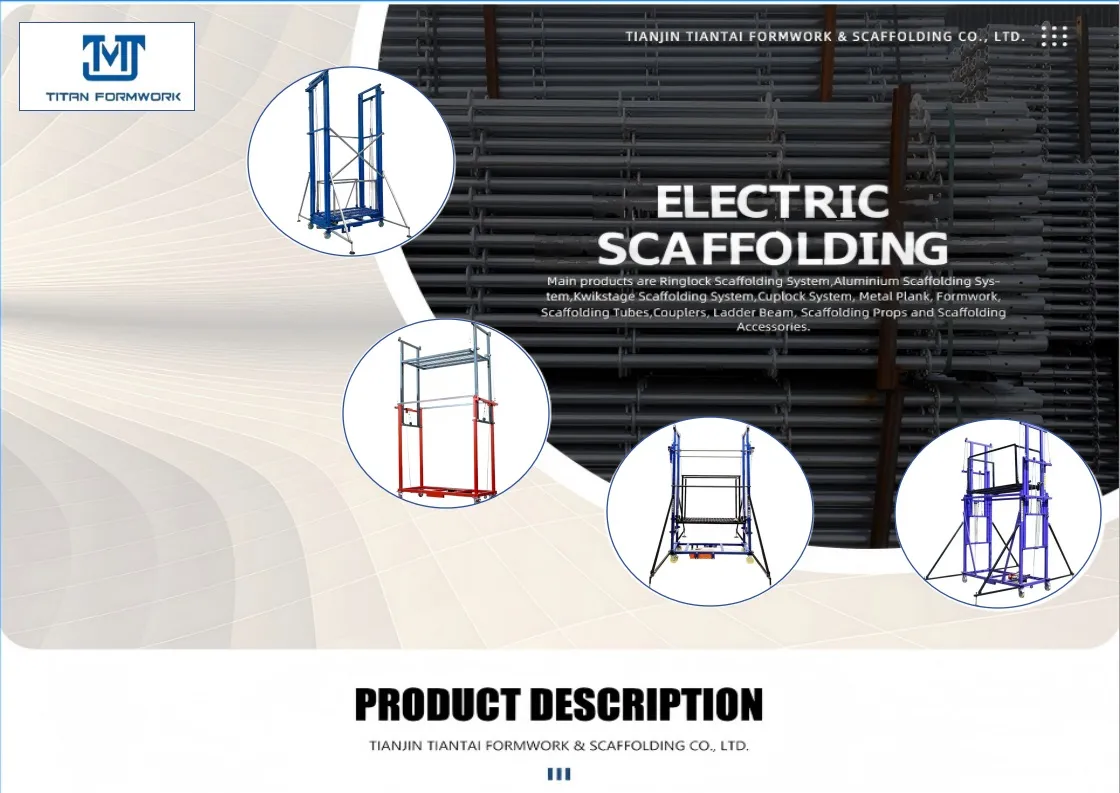 Electric Scaffold Lift Platform