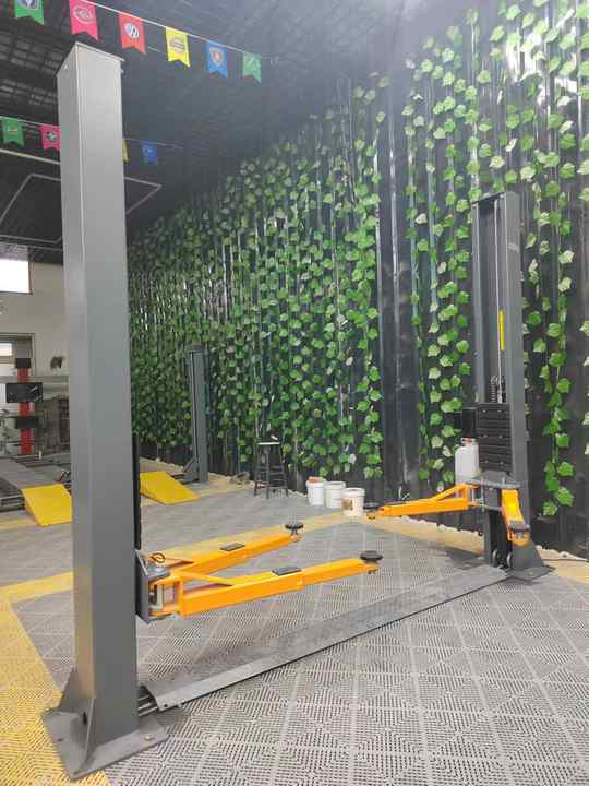 Garage Clear Floor Portable Porch Two Post Hydraulic Car Lift for Sale