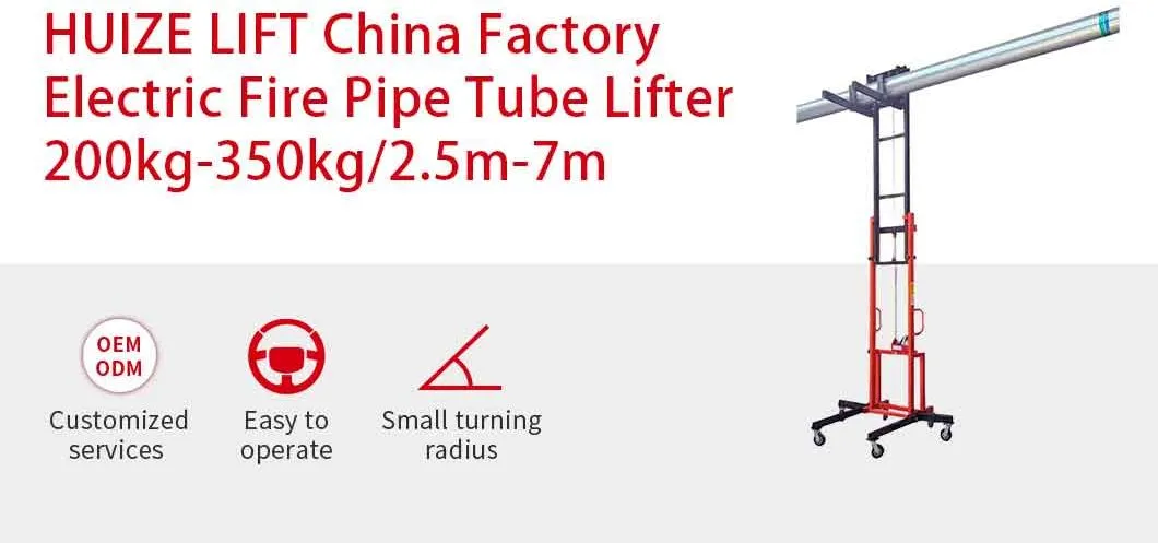 Fire Pipe Lift Installation