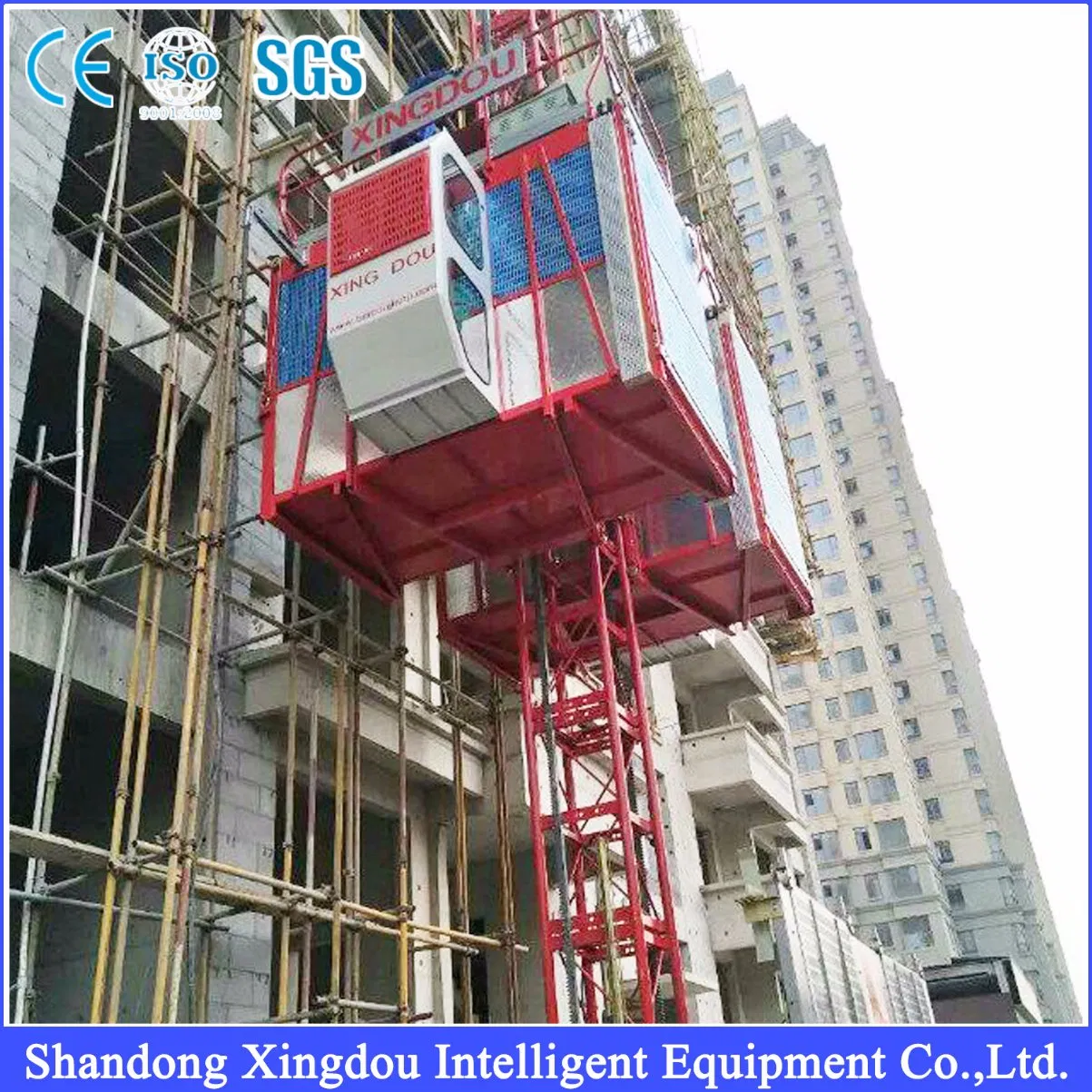 Ce/ISO Approved Electric Construction Building Material Lift