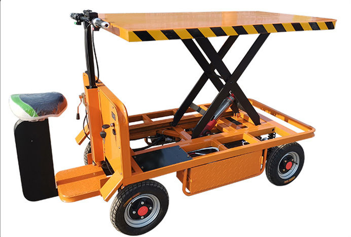 Mul-Functional Auto Battery Hydraulic Scissor Lift Platform Car Electric 3 Wheel Vehicle