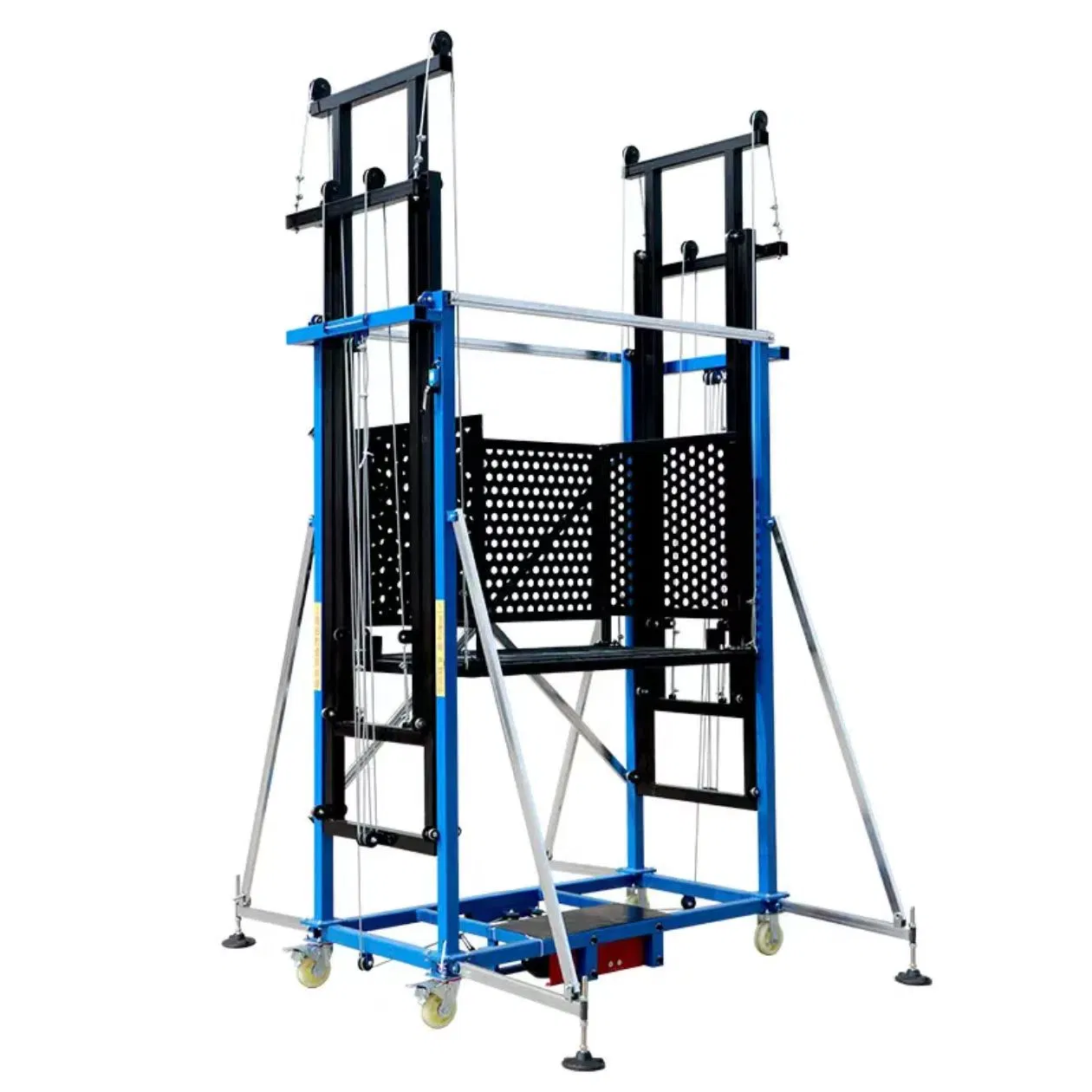 300/500kg New Fold Adjustable Portable Electric Scaffold 6m Lift Platform Safety Elevator Automatic Remote Control Mobile Lift