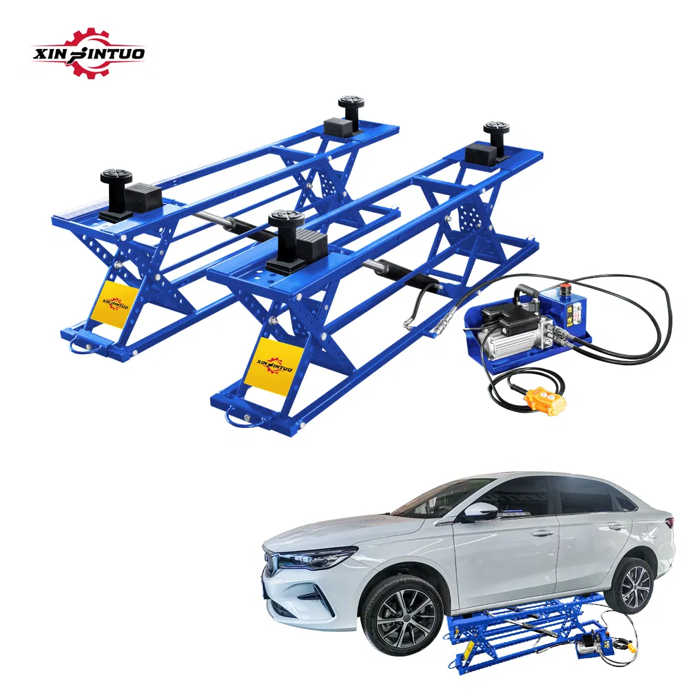 Xinjintuo 5000lbs /7000lbs Auto Mobile Mini Scissor Car Lift Portable Lift Car Jack Electric Hydraulic Floor Lifting