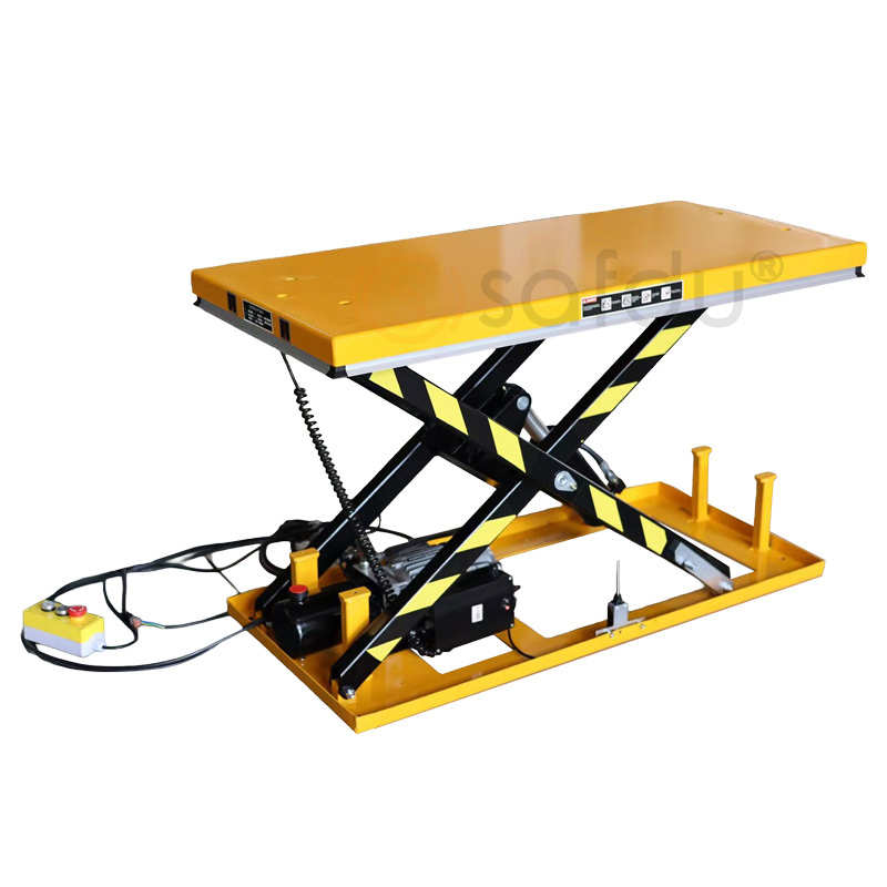 China Manufacturer Single Scissor Electric Lift Table 1000 Kg for Industrial
