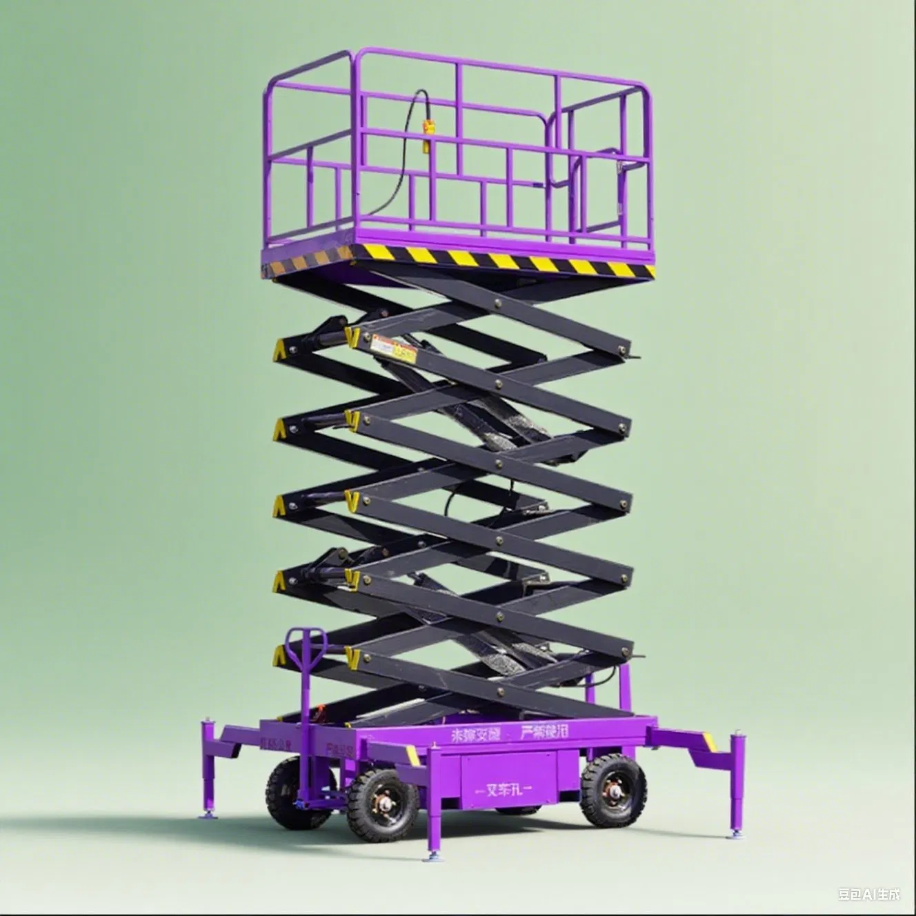 Portable Mobile Hydraulic Scissor Lift Manual Scissor Lift Platform Table for Warehouse and Construction Projects