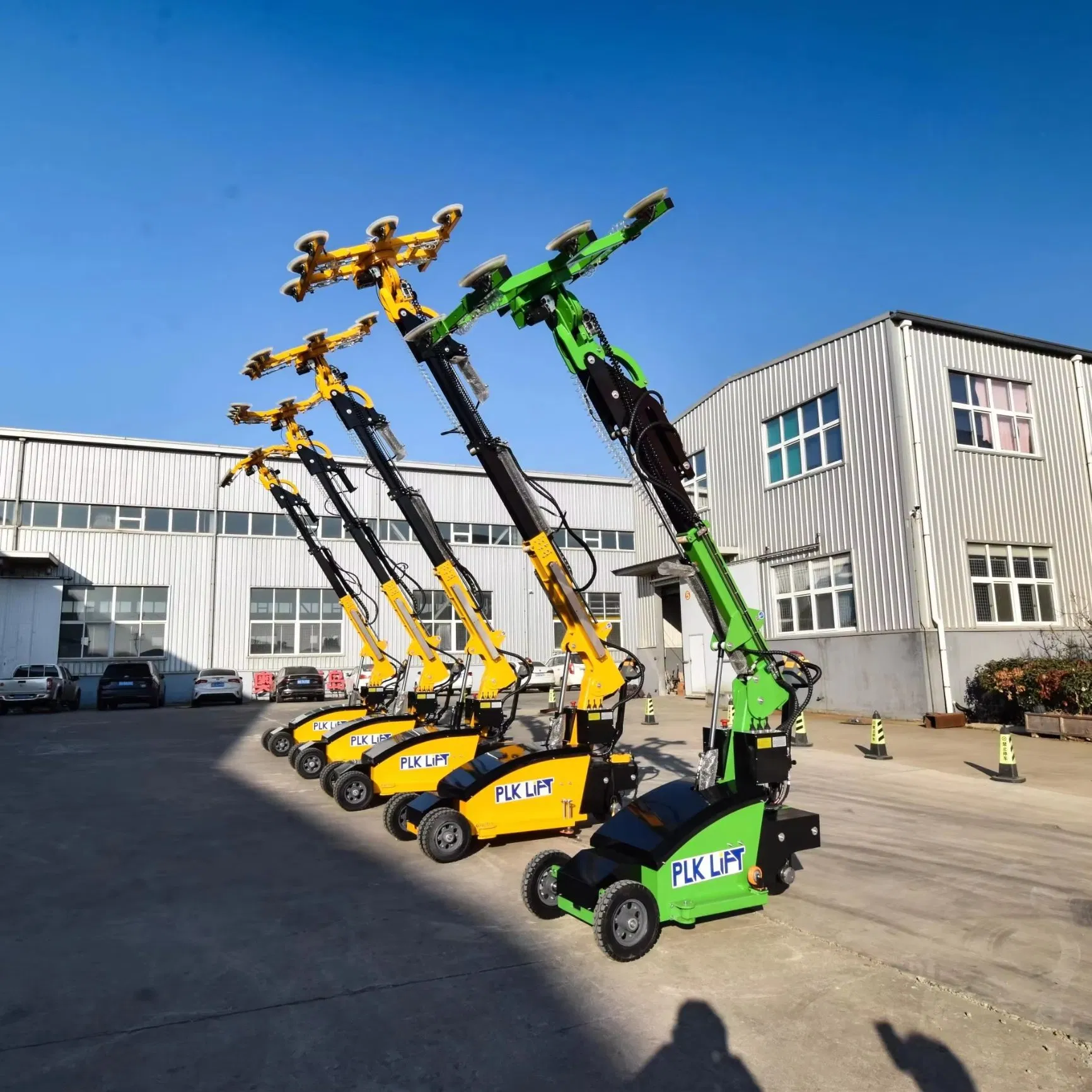 500kg 600kg Powerful Electric Hydraulic Glass Suction Cup Vacuum Lift for Glass Installation Work